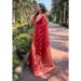 Picture of Good Looking Organza Fire Brick Saree