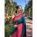 Picture of Lovely Silk Teal Saree