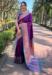 Picture of Stunning Silk Purple Saree