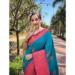 Picture of Magnificent Silk Teal Saree