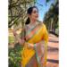 Picture of Amazing Silk Golden Rod Saree