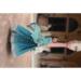 Picture of Ravishing Chiffon Steel Blue Readymade Gown