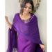 Picture of Ravishing Rayon Purple Readymade Salwar Kameez