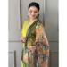 Picture of Sightly Rayon Golden Rod Readymade Salwar Kameez