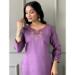 Picture of Comely Rayon Medium Purple Readymade Salwar Kameez