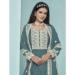 Picture of Exquisite Georgette Cadet Blue Anarkali Salwar Kameez