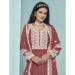 Picture of Comely Georgette Indian Red Anarkali Salwar Kameez