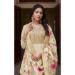 Picture of Amazing Silk Tan Anarkali Salwar Kameez