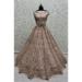 Picture of Resplendent Net Rosy Brown Lehenga Choli