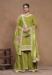 Picture of Charming Silk Olive Drab Straight Cut Salwar Kameez