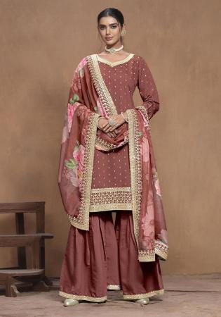 Picture of Sublime Silk Sienna Straight Cut Salwar Kameez