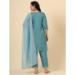 Picture of Elegant Silk Cadet Blue Readymade Salwar Kameez