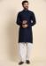 Picture of Lovely Rayon Navy Blue Kurtas