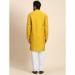 Picture of Elegant Rayon Golden Rod Kurtas