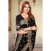 Picture of Lovely Georgette Black Saree