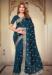 Picture of Elegant Georgette Dark Slate Blue Saree