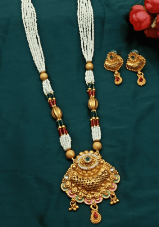 Picture of Alluring Golden Rod Necklace Set