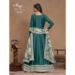 Picture of Fine Silk Teal Anarkali Salwar Kameez