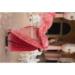 Picture of Lovely Chiffon Maroon Readymade Gown