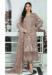 Picture of Resplendent Georgette Beige Straight Cut Salwar Kameez