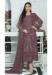 Picture of Georgette Dim Gray Straight Cut Salwar Kameez