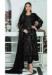 Picture of Splendid Georgette Black Straight Cut Salwar Kameez