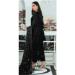 Picture of Splendid Georgette Black Straight Cut Salwar Kameez