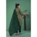 Picture of Cotton Dark Olive Green Readymade Salwar Kameez