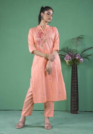 Picture of Admirable Cotton Light Pink Kurtis & Tunic