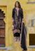 Picture of Marvelous Chiffon Black Straight Cut Salwar Kameez