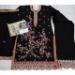 Picture of Marvelous Chiffon Black Straight Cut Salwar Kameez