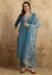 Picture of Pleasing Chiffon Cadet Blue Readymade Salwar Kameez