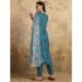 Picture of Pleasing Chiffon Cadet Blue Readymade Salwar Kameez