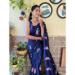 Picture of Superb Georgette Midnight Blue Saree