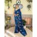 Picture of Nice Georgette Teal Saree