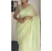 Picture of Elegant Georgette Pale Golden Rod Saree