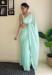 Picture of Radiant Georgette Powder Blue Saree