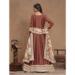 Picture of Sightly Silk Rosy Brown Anarkali Salwar Kameez