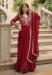 Picture of Classy Georgette Maroon Readymade Gown