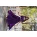 Picture of Well Formed Georgette Purple Readymade Gown