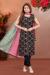 Picture of Classy Silk Black Readymade Salwar Kameez