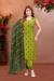 Picture of Shapely Silk Olive Drab Readymade Salwar Kameez