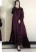 Picture of Georgette Dark Olive Green Anarkali Salwar Kameez