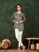 Picture of Wonderful Chiffon Grey Kurtis & Tunic