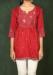 Picture of Radiant Chiffon Fire Brick Kurtis & Tunic