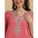 Picture of Well Formed Chiffon Pink Readymade Salwar Kameez