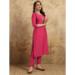 Picture of Lovely Chiffon Brown Readymade Salwar Kameez