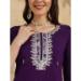 Picture of Chiffon Midnight Blue Readymade Salwar Kameez