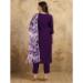 Picture of Chiffon Midnight Blue Readymade Salwar Kameez