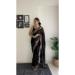 Picture of Wonderful Georgette Black Saree